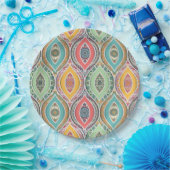 Mandala Tile Pattern Pappteller (Party)