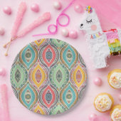 Mandala Tile Pattern Pappteller (Party)