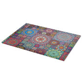 Mandala Tile Pattern Schneidebrett (Ecke)