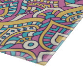Mandala Tile Pattern Schneidebrett (Ecke)