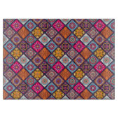 Mandala Tile Pattern Schneidebrett (Vorderseite)