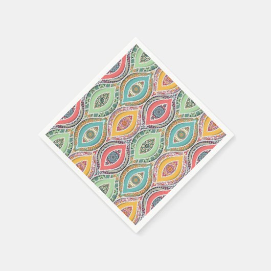 Mandala Tile Pattern Serviette (Ecke)