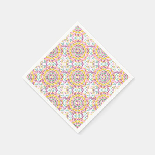 Mandala Tile Pattern Serviette (Ecke)