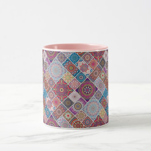 Mandala Tile Pattern Tasse (Zentrum)