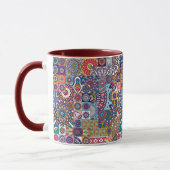 Mandala Tile Pattern Tasse (Links)
