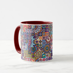 Mandala Tile Pattern Tasse