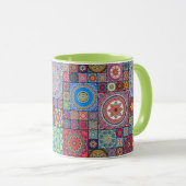 Mandala Tile Tasse (VorderseiteRechts)