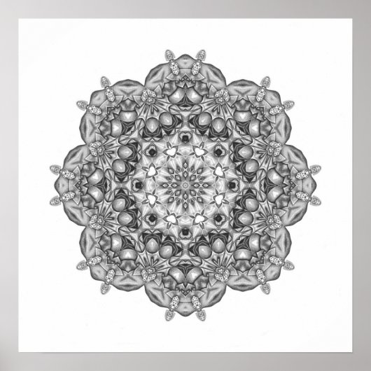 Mandala to color in poster (Vorne)