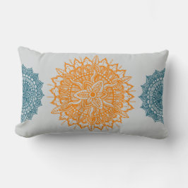 Mandala Tracera Ornament Lumbar Pillow Lendenkissen