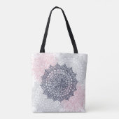 Mandala Tracera Ornament Pattern Tote Beutel Tasche (Rückseite)