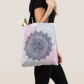 Mandala Tracera Ornament Pattern Tote Beutel Tasche (Von Nahem)