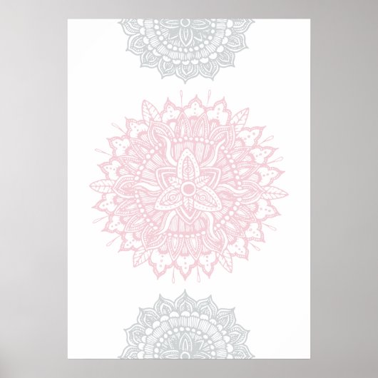 Mandala Tracera Ornament Poster (Vorne)