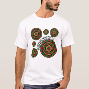 Mandala-Traditionelles afrikanisches Muster im Jun T-Shirt