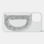 Mandala Transparent Buchstabe D – HD Alphabet Case-Mate iPhone Hülle (Rückseite (Horizontal))