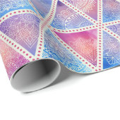 Mandala Triangle Pattern Geschenkpapier (Rolleneckpunkt)