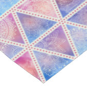 Mandala Triangle Pattern Tischdecke (Schrägansicht)