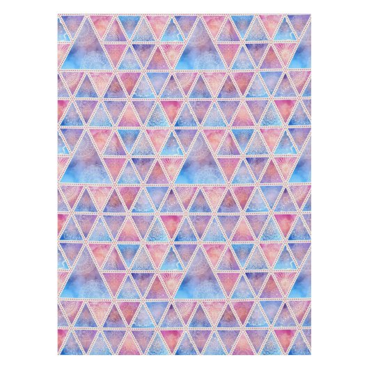 Mandala Triangle Pattern Tischdecke (Vorderseite)
