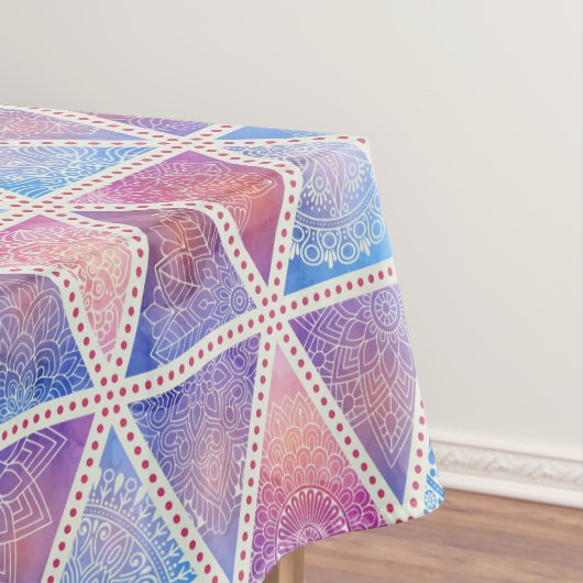 Mandala Triangle Pattern Tischdecke (Beispiel)