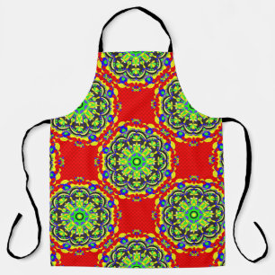 Mandala Tribal: Vintage Nahtlose Illustration Schürze