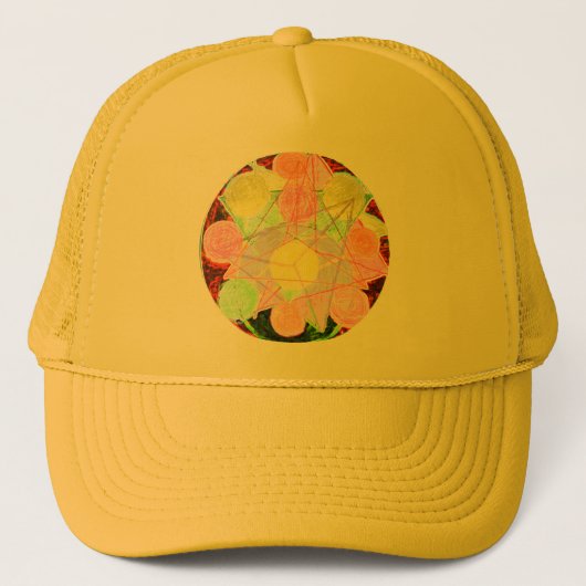 Mandala Truckerkappe (Vorderseite)