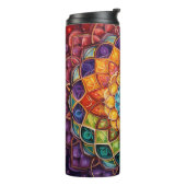 Mandala Tumbler Designs Thermosbecher (Nach links gedreht)