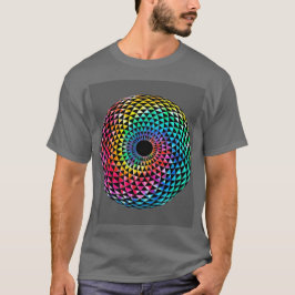 Mandala über LGBT Rainbow Gefärbte Krawatte T - Sh T-Shirt