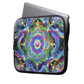 Mandala Universe Colors Laptopschutzhülle (Vorderseite Links)