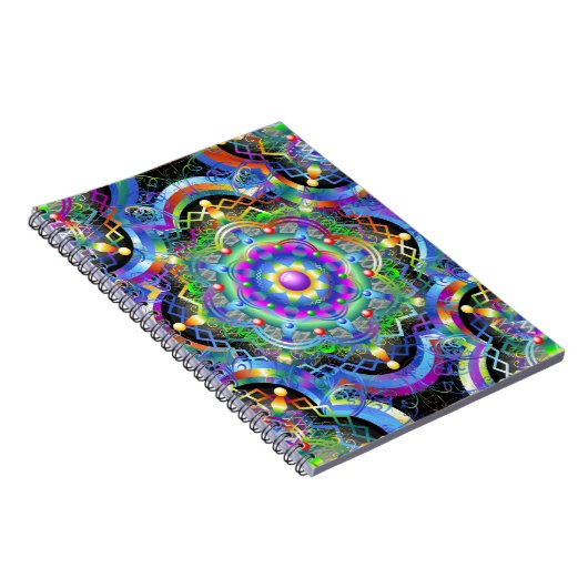 Mandala Universe Colors Notizblock (Rechte Seite)
