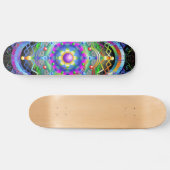 Mandala Universe Colors Skateboard (Horizontal)