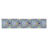 Mandala Universe Psychedelic Colors Kurzer Tischläufer (Horizontal)