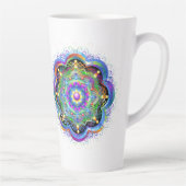 Mandala Universe Psychedelic Colors Milchtasse (Rechts)
