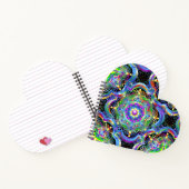 Mandala Universe Psychedelic Colors Notizblock (Innenseite)