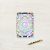 Mandala Universe Psychedelic Colors Post-it Klebezettel (Auf Schreibtisch)