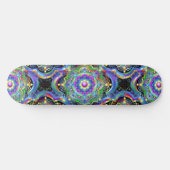 Mandala Universe Psychedelic Colors Skateboard (Horizontal)