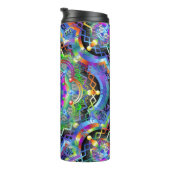Mandala Universe Psychedelic Colors Thermosbecher (Nach rechts gedreht)