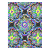 Mandala Universe Psychedelic Colors Tischdecke (Vorderseite)