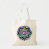 Mandala Universe Psychedelic Colors Tragetasche (Vorne)