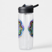 Mandala Universe Psychedelic Colors Trinkflasche (Links)