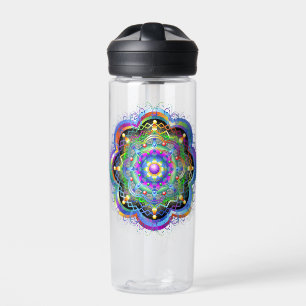 Mandala Universe Psychedelic Colors Trinkflasche