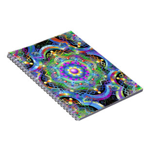 Mandala Universum Farben Notizblock