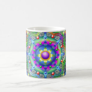 Mandala Universum Farben Verwandlungstasse