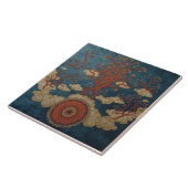 Mandala unter den Wolkenbäumen Fliese (Seite)