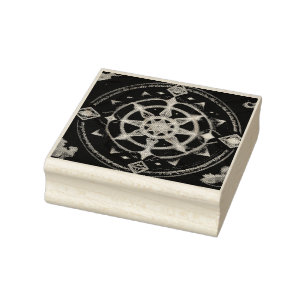 Mandala verbindet heilige Geometrie und mystische  Gummistempel