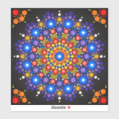 Mandala Vinyl Aufkleber (Blatt)
