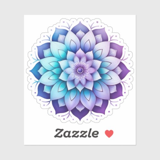 Mandala Vinyl Aufkleber (Blatt)