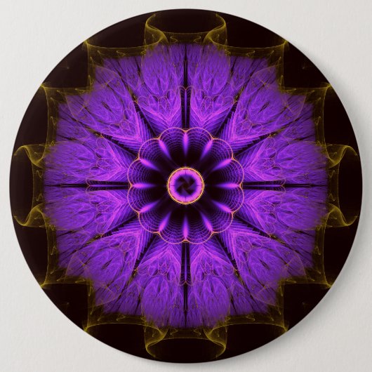 Mandala Violet Button (Vorderseite)