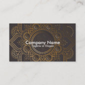 Mandala Visitenkarte (Rückseite)