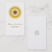 Mandala Visitenkarte (Vorne/Hinten)