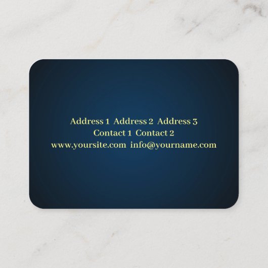 Mandala - Visitenkarte (Rückseite)