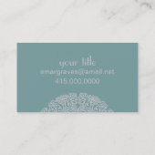 Mandala Visitenkarte (Rückseite)